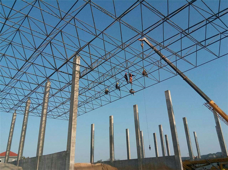 梧州加气站钢结构网架案例10